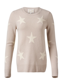 Camel Star Print Sweater