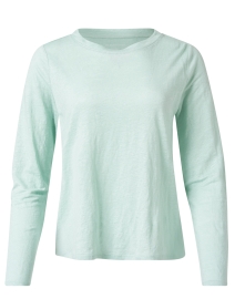 Product image thumbnail - Eileen Fisher - Mint Green Linen Top