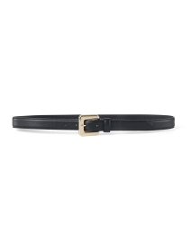 Glossinia Black Leather Belt