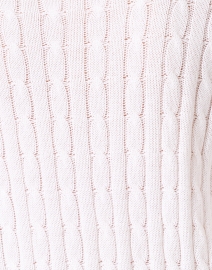 Fabric image thumbnail - Burgess - Vanessa White Cotton Cashmere Sweater