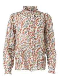Chrissie Floral Ruffle Shirt