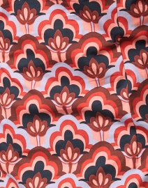 Fabric image thumbnail - Caliban - Red Multi Print Button Up Shirt