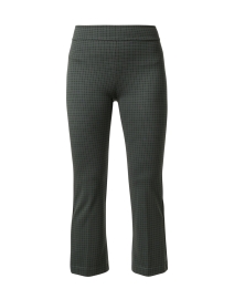 Leo Green Check Stretch Pull On Pant