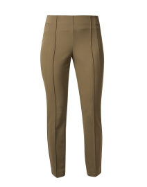 Product image thumbnail - Lafayette 148 New York - Gramercy Olive Green Stretch Ankle Pant