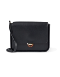 Product image thumbnail - Loeffler Randall - Lourdes Black Leather Crossbody Bag