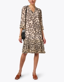 Look image thumbnail - Marc Cain - Beige Leopard Print Dress