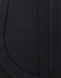 Fabric image thumbnail - DeMellier - Mini Venice Navy Pebbled Leather Cross-Body Bag