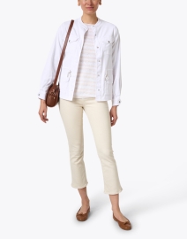 Look image thumbnail - Ecru - White Montauk Utility Jacket