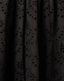 Fabric image thumbnail - Bell - Lily Black Cotton Eyelet Dress
