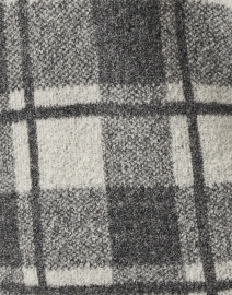 Fabric image thumbnail - Margaret O'Leary - Black and Grey Reversible Plaid Wool Jacket