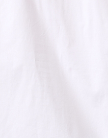 Fabric image thumbnail - WHY CI - White Cotton Split Neck Blouse