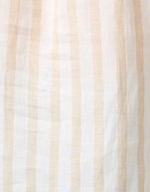 Fabric image thumbnail - Weekend Max Mara - Lari Beige Striped Linen Blouse