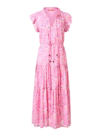 Product image thumbnail - Oliphant - Pink Floral Print Cotton Dress