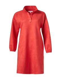 Product image thumbnail - Jude Connally - Florence Orange Suede Dress