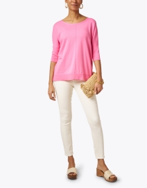 Look image thumbnail - Allude - Pink Cotton Cashmere Top