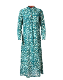 Green Print Cotton Kurta