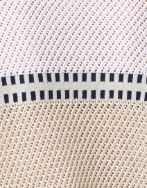 Fabric image thumbnail - Lisa Todd - White and Beige Cotton Sweater