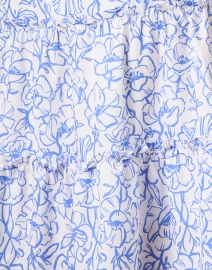 Fabric image thumbnail - Sail to Sable - Blue and White Print Crepe Dress
