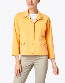 Elliott Lauren - Orange Stretch Cotton Jacket 