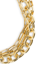Extra_1 image thumbnail - Kenneth Jay Lane - Polished Gold Chain Link Necklace