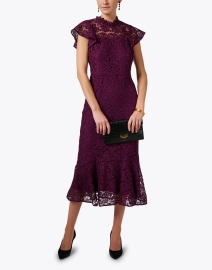 Look image thumbnail - Shoshanna - Lea Purple Lace Dress