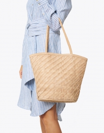 Look image thumbnail - Bembien - Jeanne Caramel Woven Leather Bag
