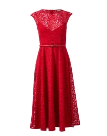 Product image thumbnail - Max Mara Studio - Pioggia Red Lace Dress