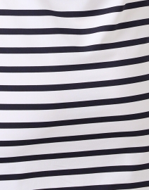 Fabric image thumbnail - Saint James - Propriano White and Navy Striped Dress