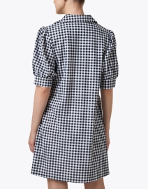 Back image thumbnail - Jude Connally - Emerson Black and White Gingham Dress