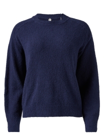 Lola Navy Cotton Fleece Sweater