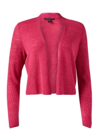 Product image thumbnail - Eileen Fisher - Pink Cropped Cardigan