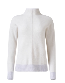 White Thermal Cashmere Sweater
