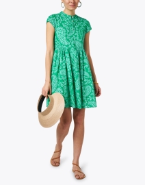 Look image thumbnail - Ro's Garden - Feloi Green Paisley Print Dress