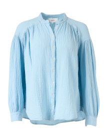 Atlee Blue Cotton Shirt