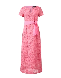 Abbey Glass - Heidi Pink Lace Dress
