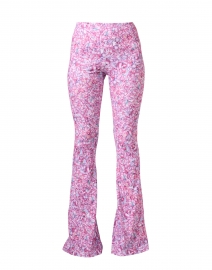 Elaine Pink Blooming Orchid Print Stretch Pant