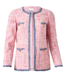 Product image thumbnail - Weill - Cindya Pink Tweed Jacket