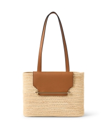 Product image thumbnail - Strathberry - The Strathberry Leather and Raffia Basket Bag