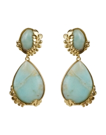 Marrakech Blue Stone Drop Earrings
