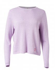 Product image thumbnail - Ines de la Fressange - Angelina Mauve Linen Knit Sweater