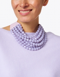 Look image thumbnail - Fairchild Baldwin - Bella Soft Lilac Multistrand Necklace