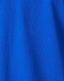 Fabric image thumbnail - E.L.I. -  Electric Blue Pima Cotton Ruched Sleeve Tee