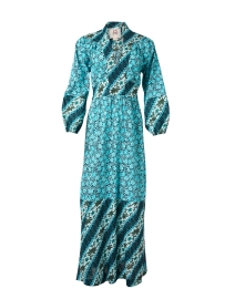 Starlight Blue Print Cotton Dress