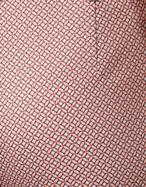Fabric image thumbnail - Marc Cain - Peach Geo Print Stretch Pant