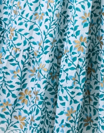 Fabric image thumbnail - Oliphant - Mondavi Blue and Gold Print Cotton Dress