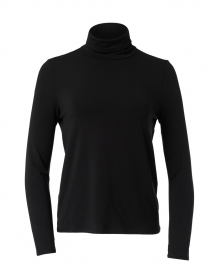 Black Fine Stretch Jersey Top