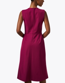 Back image thumbnail - Piazza Sempione - Fuchsia Fit and Flare Dress
