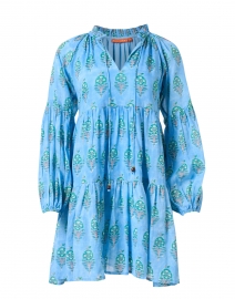 Product image thumbnail - Oliphant - Blue Clover Cotton Dress