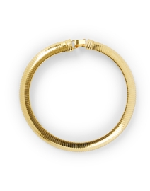 Product image thumbnail - Janis by Janis Savitt - Gold Cobra Necklace