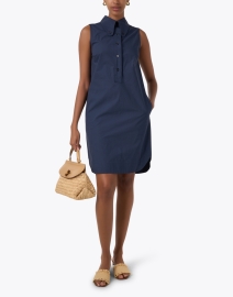 Look image thumbnail - Odeeh - Navy Cotton Polo Dress
